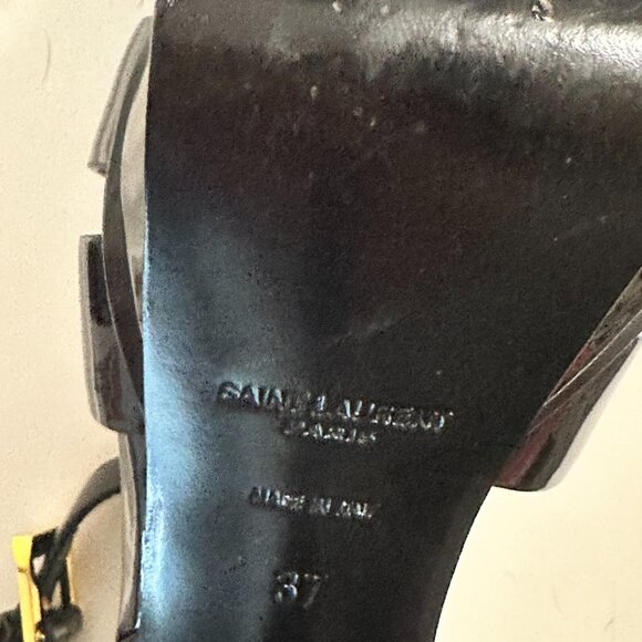 YSL Very Tall Chrome Black Heels - Picture 4 of 5